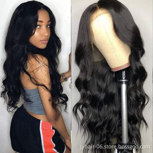 ELI Brazilian Human Hair Lace Front Wigs For Men Women Body Wave Virgin Hair Extensions Lace Frontal Wig Natural Customizable